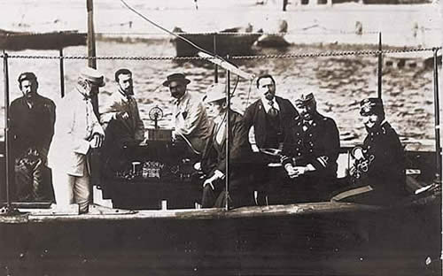 Marconi a bordo del Rimorchiatore n.8