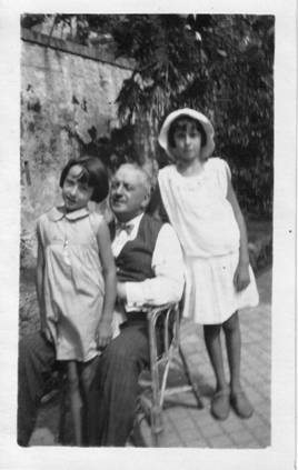 La Lella con nonno Giulio e Vittoria